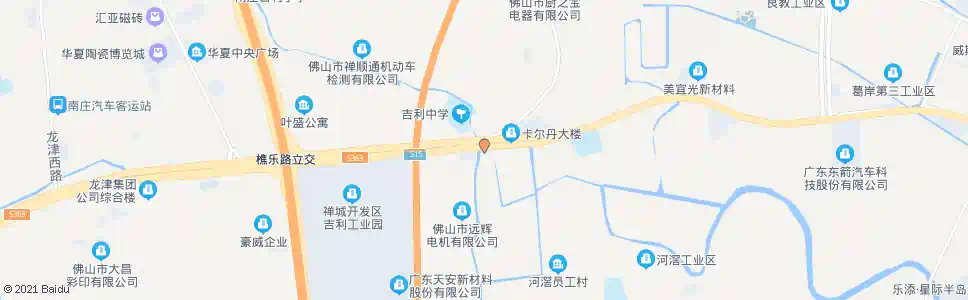 佛山杏头市场_公交站地图_佛山公交_妙搜公交查询2025