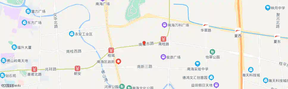 佛山南约_公交站地图_佛山公交_妙搜公交查询2025
