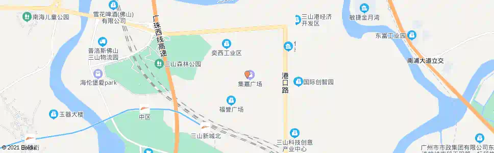 佛山奕东市场_公交站地图_佛山公交_妙搜公交查询2025
