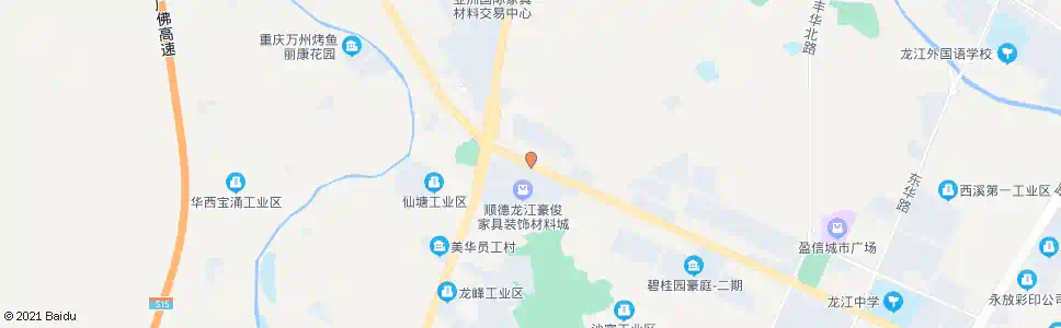 佛山龙洲路口(G325)_公交站地图_佛山公交_妙搜公交查询2025