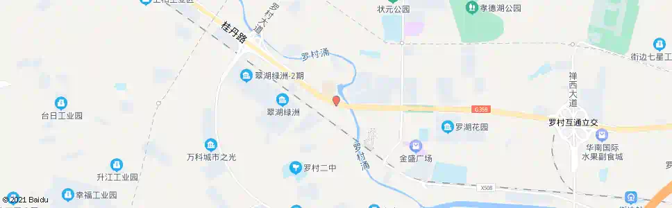 佛山罗村医院_公交站地图_佛山公交_妙搜公交查询2025
