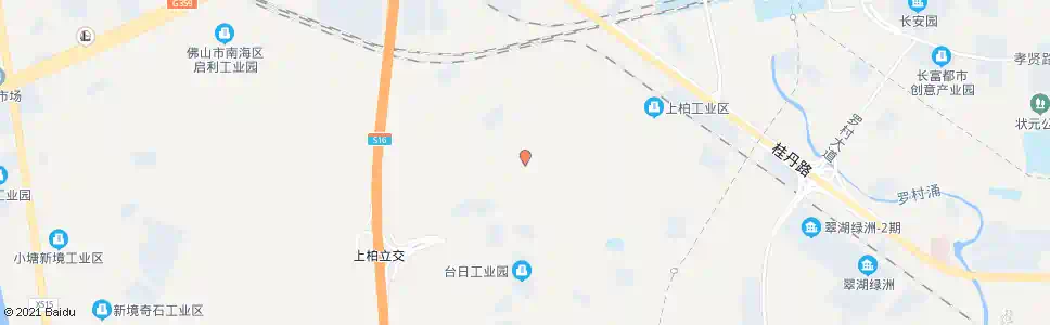 佛山上柏工业大道_公交站地图_佛山公交_妙搜公交查询2025