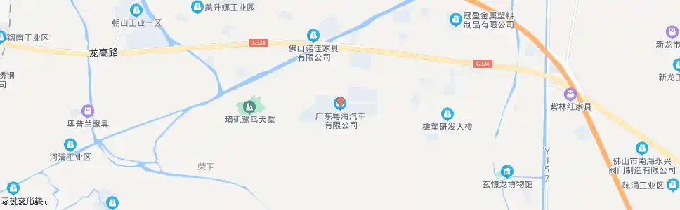 佛山九江交警中学(原粤海汽车公司站)_公交站地图_佛山公交_妙搜公交查询2025