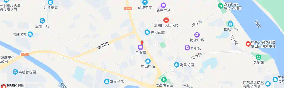 佛山中山七路_公交站地图_佛山公交_妙搜公交查询2025