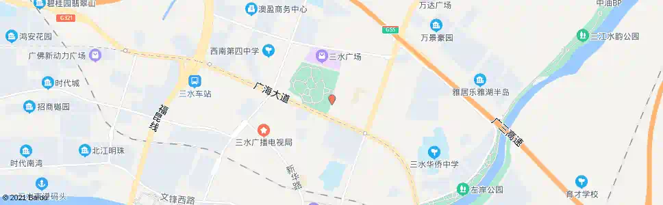 佛山西南公园_公交站地图_佛山公交_妙搜公交查询2025