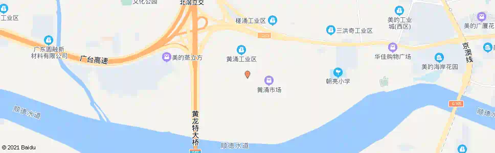 佛山黄涌村_公交站地图_佛山公交_妙搜公交查询2025