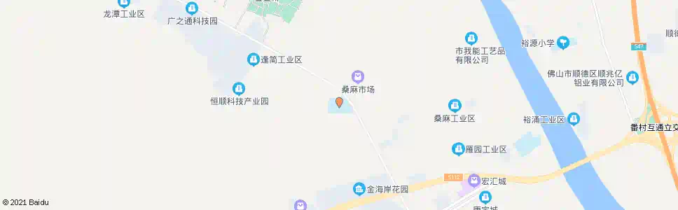 佛山桑麻小学_公交站地图_佛山公交_妙搜公交查询2025