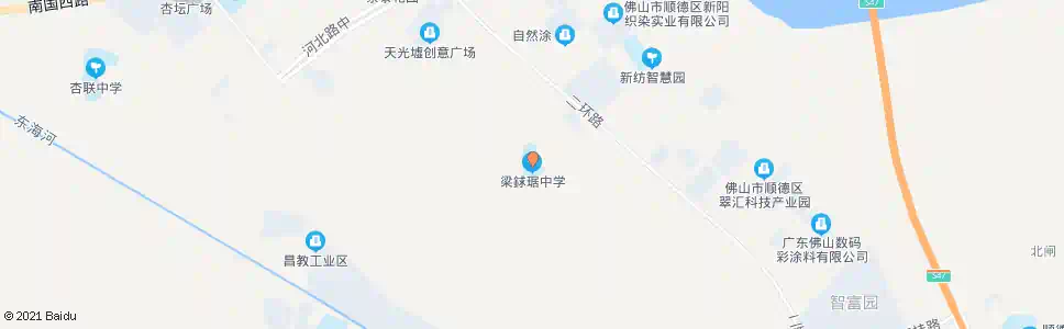 佛山杏坛梁鋗琚中学_公交站地图_佛山公交_妙搜公交查询2025