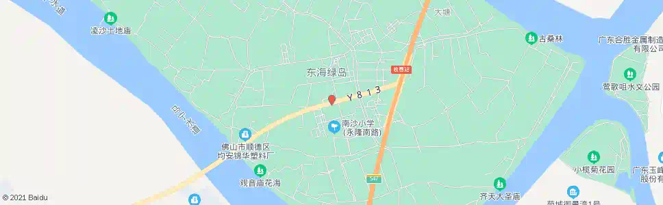 佛山南沙小学_公交站地图_佛山公交_妙搜公交查询2025