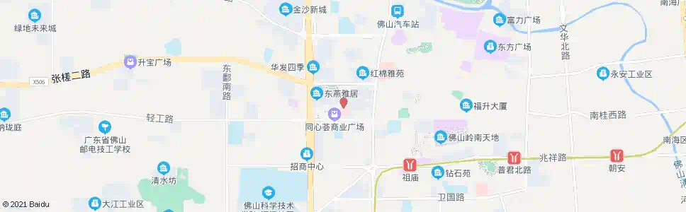 佛山人民西(市妇幼保健院)_公交站地图_佛山公交_妙搜公交查询2025