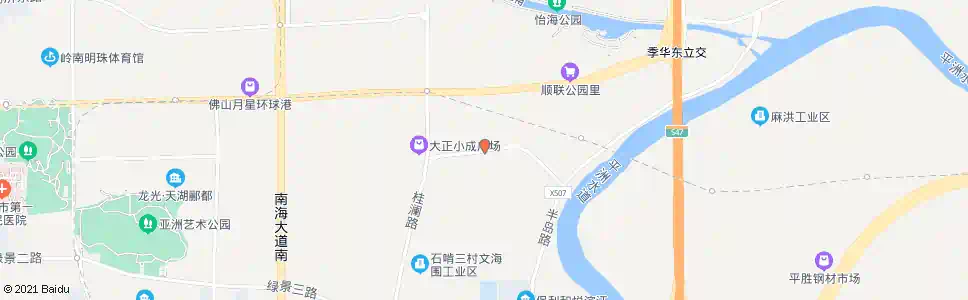 佛山石啃_公交站地图_佛山公交_妙搜公交查询2025