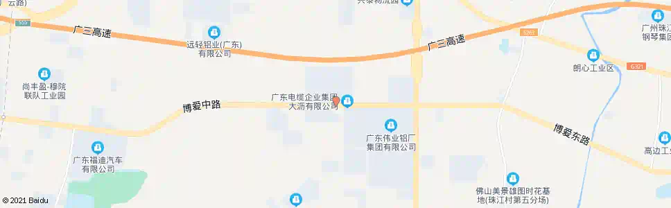 佛山有色金属园二期_公交站地图_佛山公交_妙搜公交查询2025