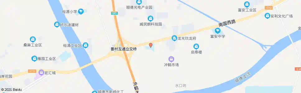 佛山冲鹤小学_公交站地图_佛山公交_妙搜公交查询2025