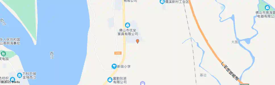 佛山三乡工业区_公交站地图_佛山公交_妙搜公交查询2025