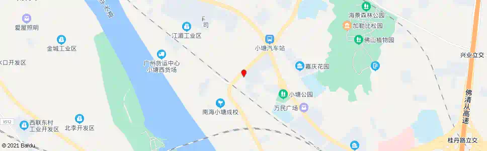 佛山长安路_公交站地图_佛山公交_妙搜公交查询2025