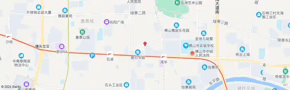 佛山深宁路口_公交站地图_佛山公交_妙搜公交查询2025