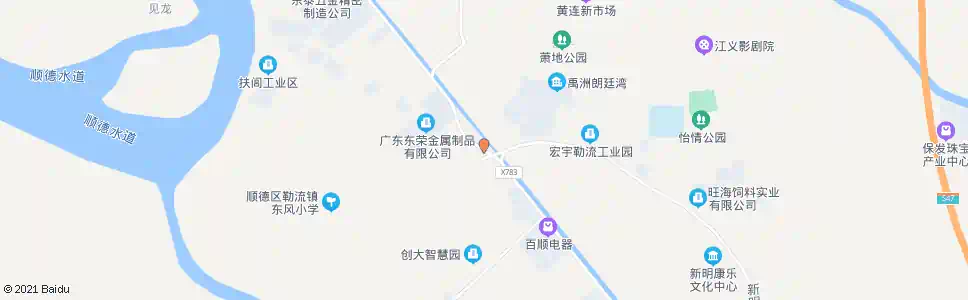 佛山东风工业区_公交站地图_佛山公交_妙搜公交查询2025