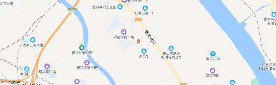 佛山沙边路口_公交站地图_佛山公交_妙搜公交查询2025