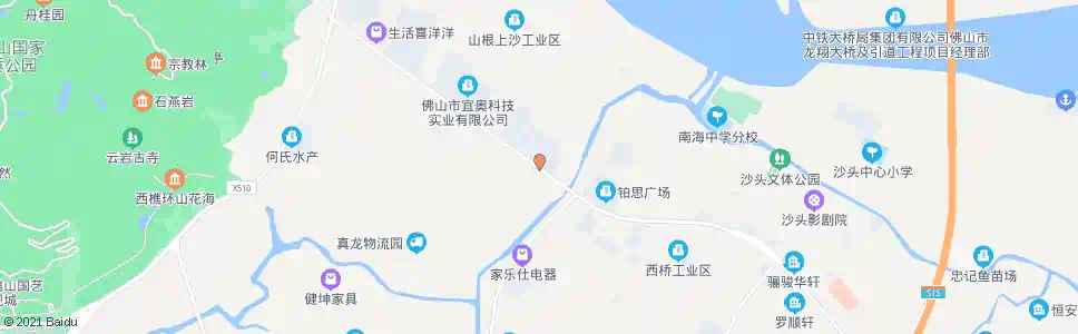 佛山竹林村_公交站地图_佛山公交_妙搜公交查询2025