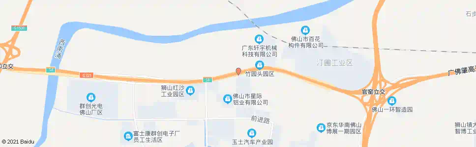 佛山下沙村_公交站地图_佛山公交_妙搜公交查询2025