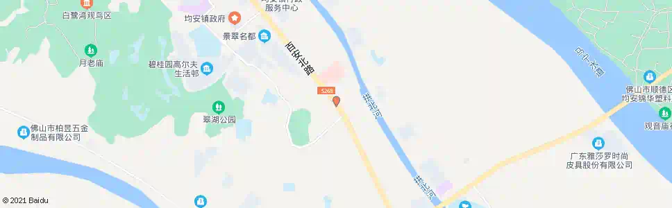 佛山百安路跨线桥_公交站地图_佛山公交_妙搜公交查询2025