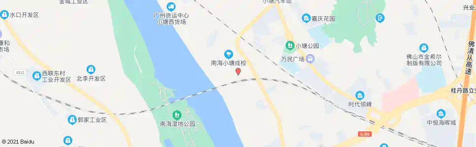 佛山沙园村_公交站地图_佛山公交_妙搜公交查询2025