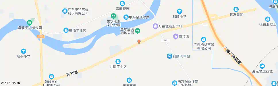 佛山金溪蓝湾_公交站地图_佛山公交_妙搜公交查询2025