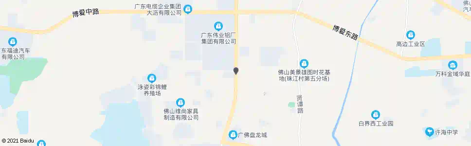 佛山虹岭路中_公交站地图_佛山公交_妙搜公交查询2025