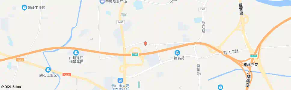 佛山沥西工业园_公交站地图_佛山公交_妙搜公交查询2025