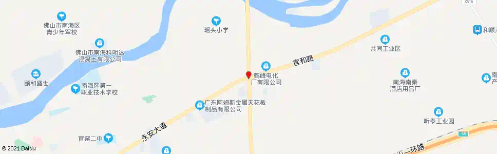 佛山桂和里官路口_公交站地图_佛山公交_妙搜公交查询2025