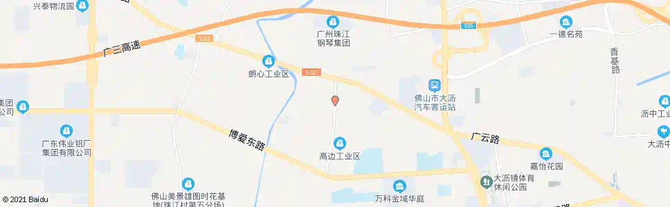 佛山富强北路北_公交站地图_佛山公交_妙搜公交查询2025