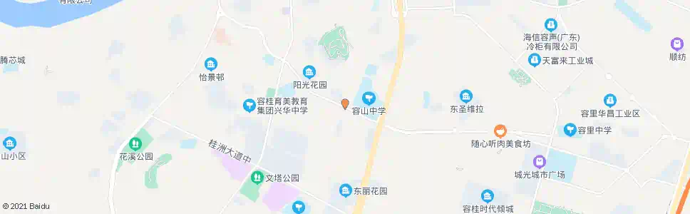 佛山容新大夏_公交站地图_佛山公交_妙搜公交查询2025