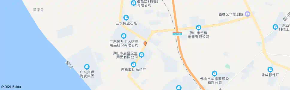 佛山创业路口_公交站地图_佛山公交_妙搜公交查询2025