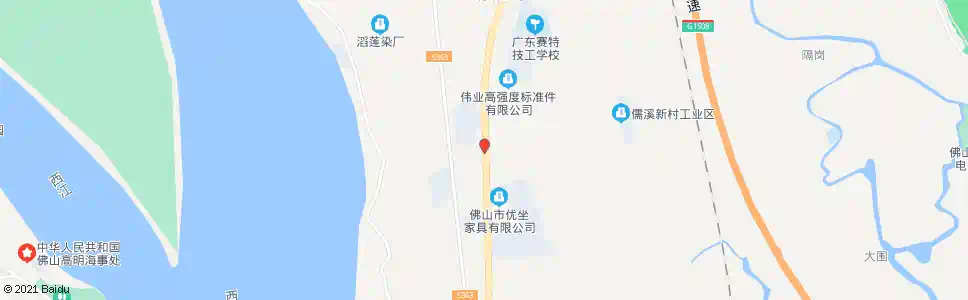佛山海舟村_公交站地图_佛山公交_妙搜公交查询2025
