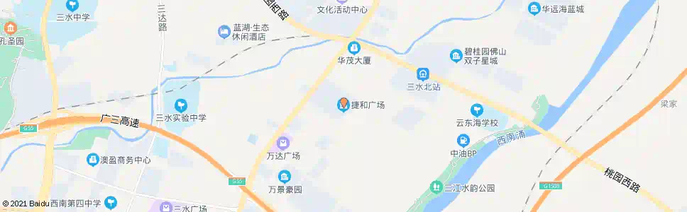 佛山捷和广场_公交站地图_佛山公交_妙搜公交查询2025
