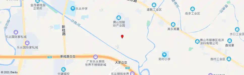 佛山大罗大道_公交站地图_佛山公交_妙搜公交查询2025