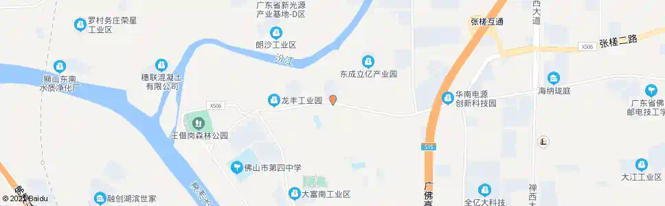 佛山张槎村头_公交站地图_佛山公交_妙搜公交查询2025