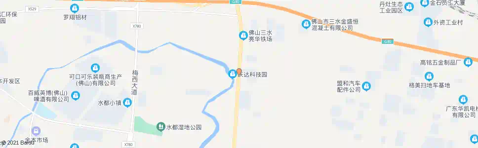 佛山东官员村_公交站地图_佛山公交_妙搜公交查询2025