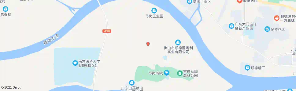 佛山马岗市场_公交站地图_佛山公交_妙搜公交查询2025