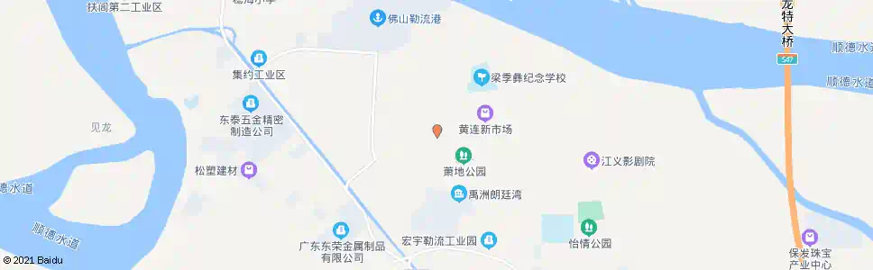 佛山黄连居委会_公交站地图_佛山公交_妙搜公交查询2025