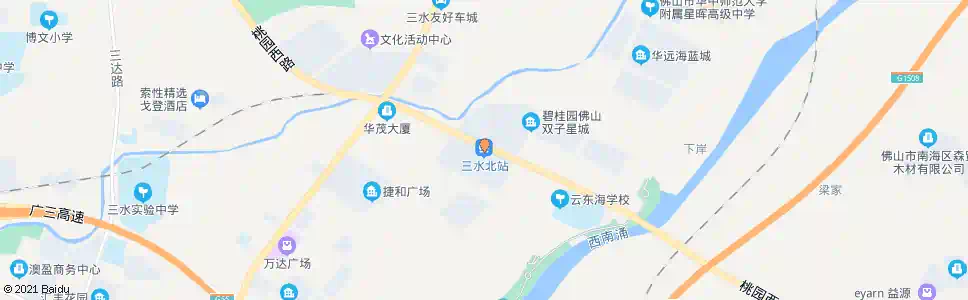 佛山石肯桥北_公交站地图_佛山公交_妙搜公交查询2025