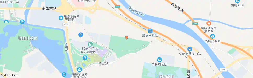 佛山逢沙市场_公交站地图_佛山公交_妙搜公交查询2025