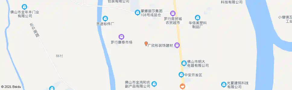 佛山柳树基_公交站地图_佛山公交_妙搜公交查询2025