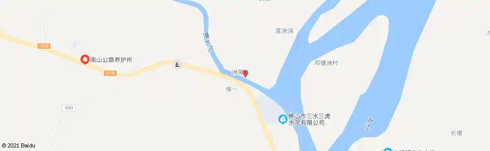 佛山洲尾村_公交站地图_佛山公交_妙搜公交查询2025