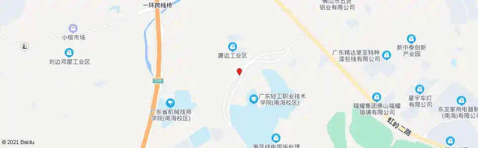 佛山唐边信息大道口_公交站地图_佛山公交_妙搜公交查询2025