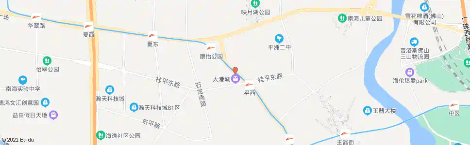 佛山蓬涌_公交站地图_佛山公交_妙搜公交查询2025