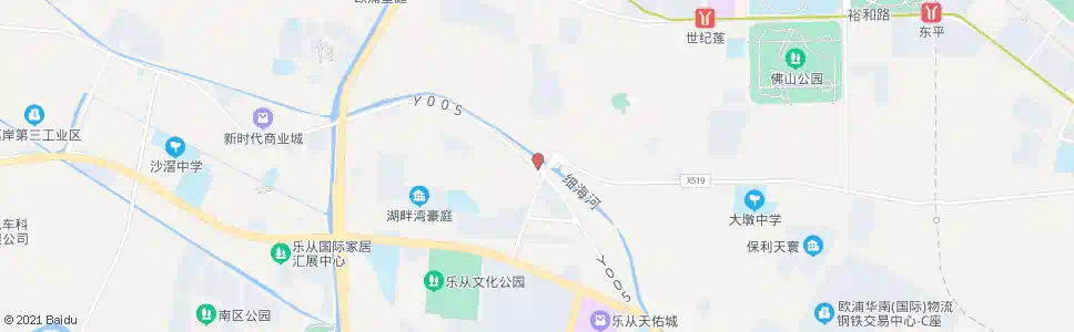 佛山荷村路口(三乐路)_公交站地图_佛山公交_妙搜公交查询2025