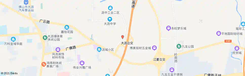 佛山沥东小学_公交站地图_佛山公交_妙搜公交查询2025