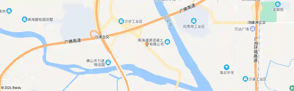 佛山湖洲_公交站地图_佛山公交_妙搜公交查询2025