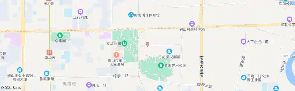 佛山湖景苑_公交站地图_佛山公交_妙搜公交查询2025